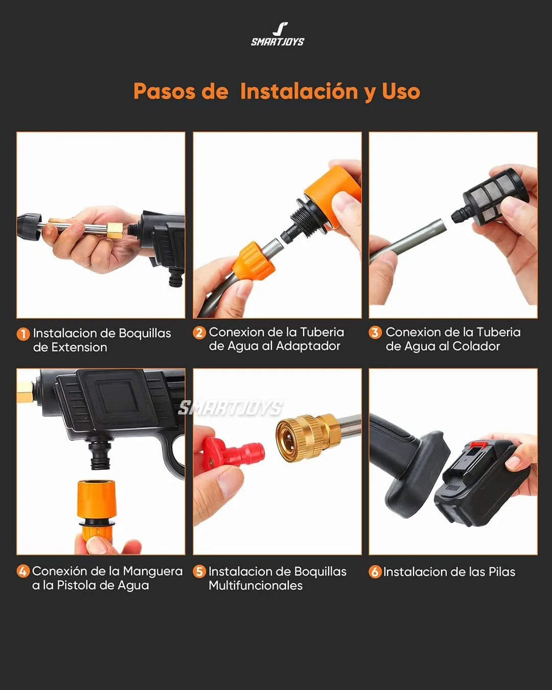 Combo limpieza total, Hidrolavadora Inalámbrica + Mini Aspiradora🚗🚿