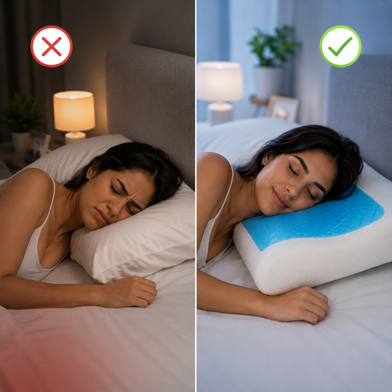 Almohada de Gel- Descansa con mayor frescura y comodidad
