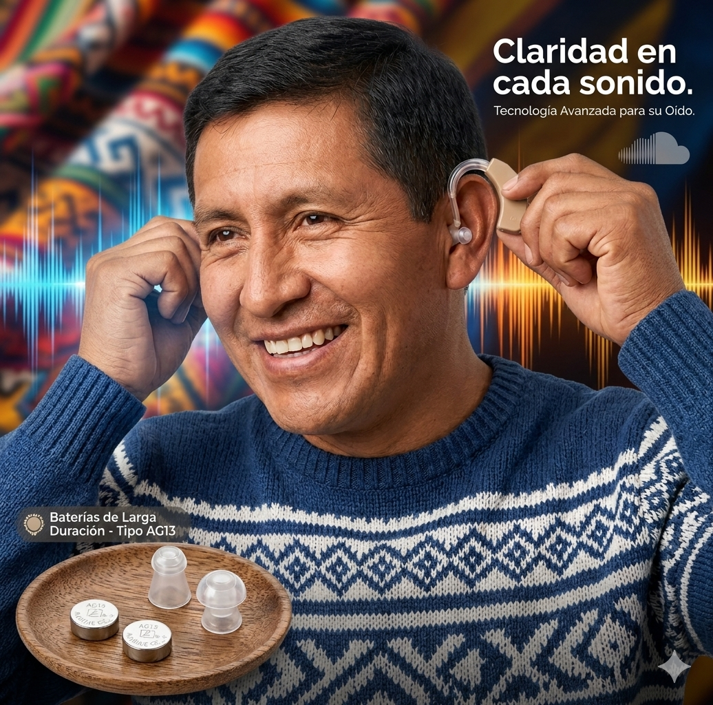 Audífono Amplificador -Escucha mejor con comodidad y discreción