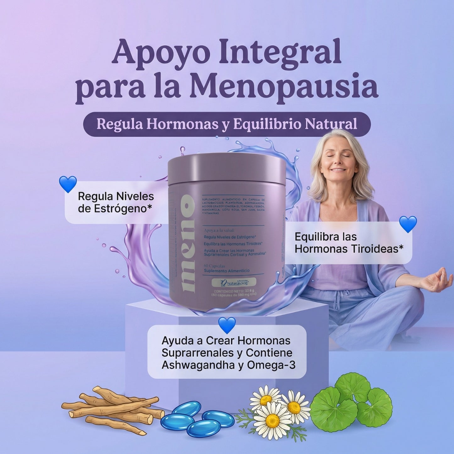 MENO - Alivio natural para síntomas de la menopausia