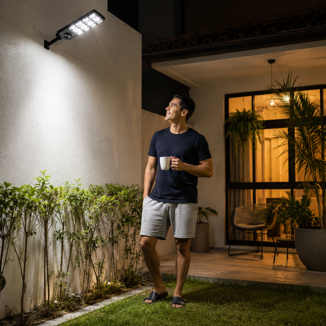 Lampara Solar- Más seguridad y luz para tu hogar🌙