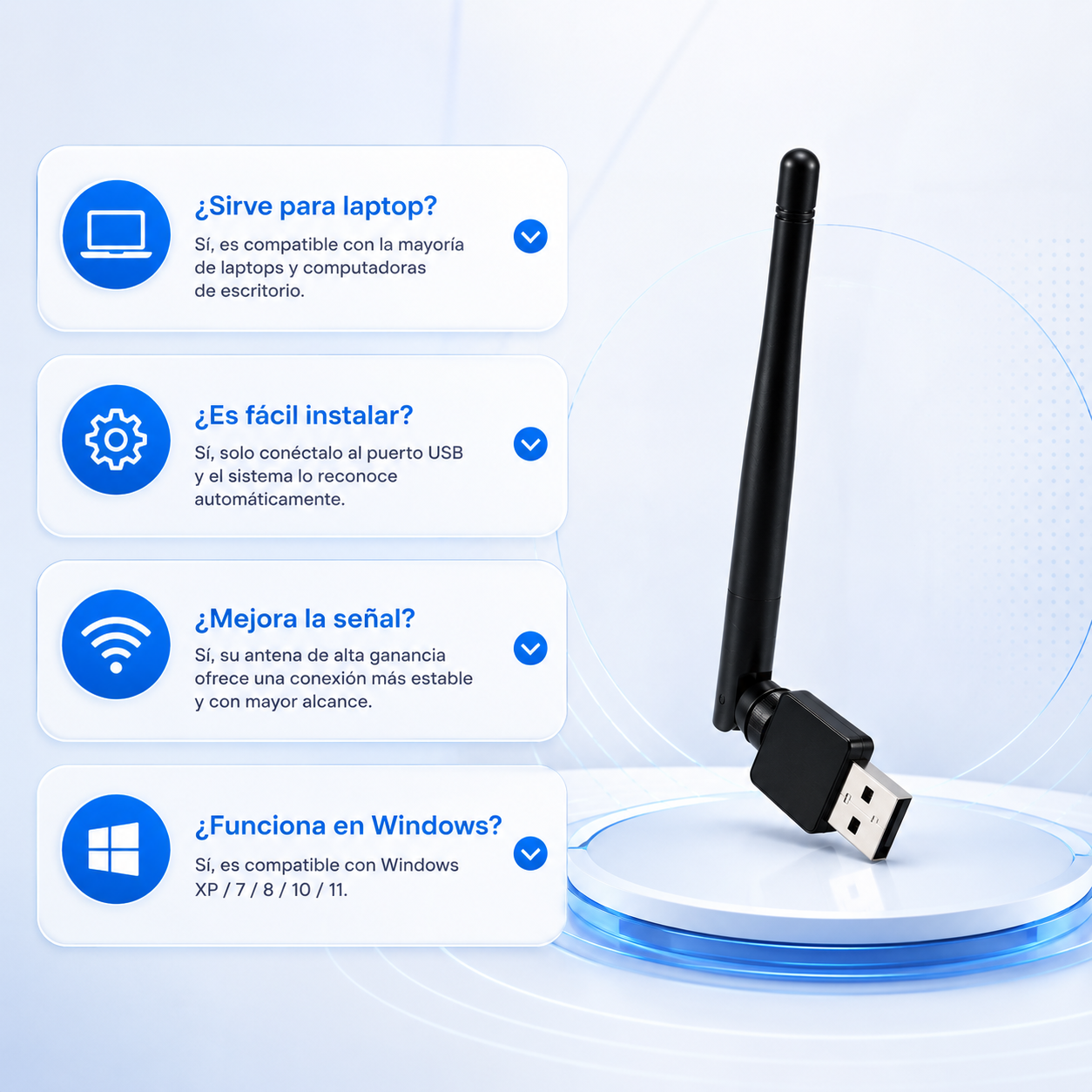 Antena Red Inalámbrica- Conexión rápida y estable donde más la necesitas