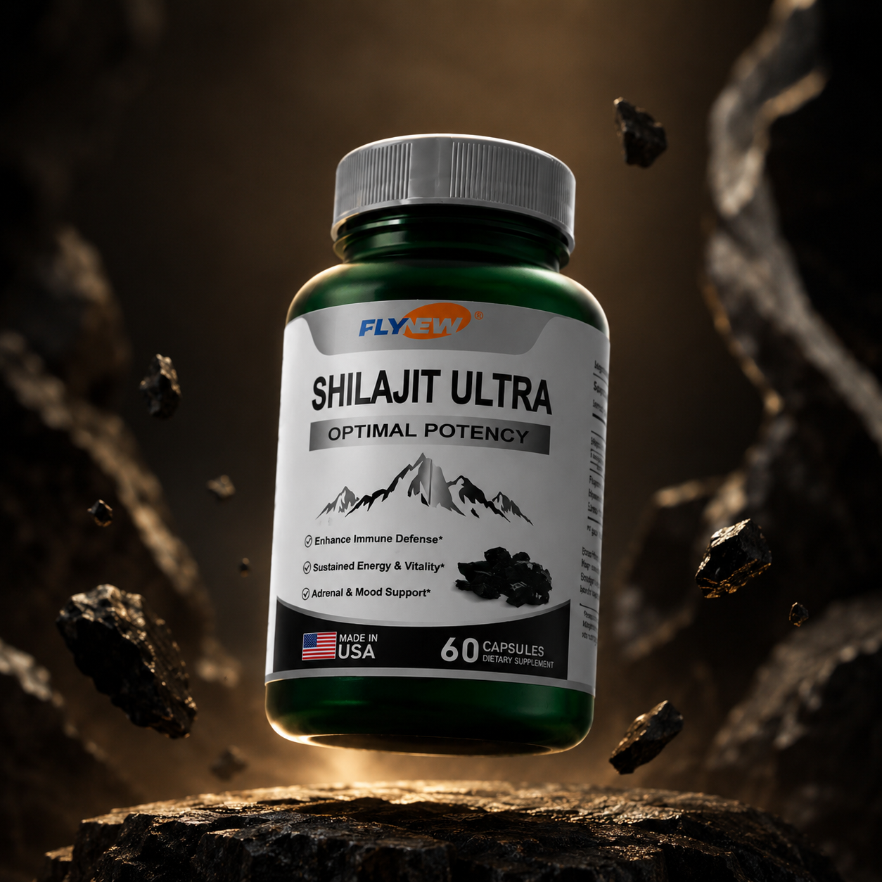 Shilajit Ultra Premium-Energía y enfoque para hombres exigentes
