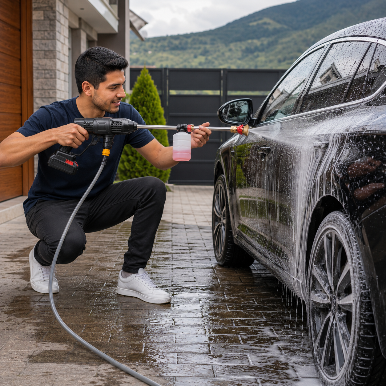 Combo limpieza total, Hidrolavadora Inalámbrica + Mini Aspiradora🚗🚿